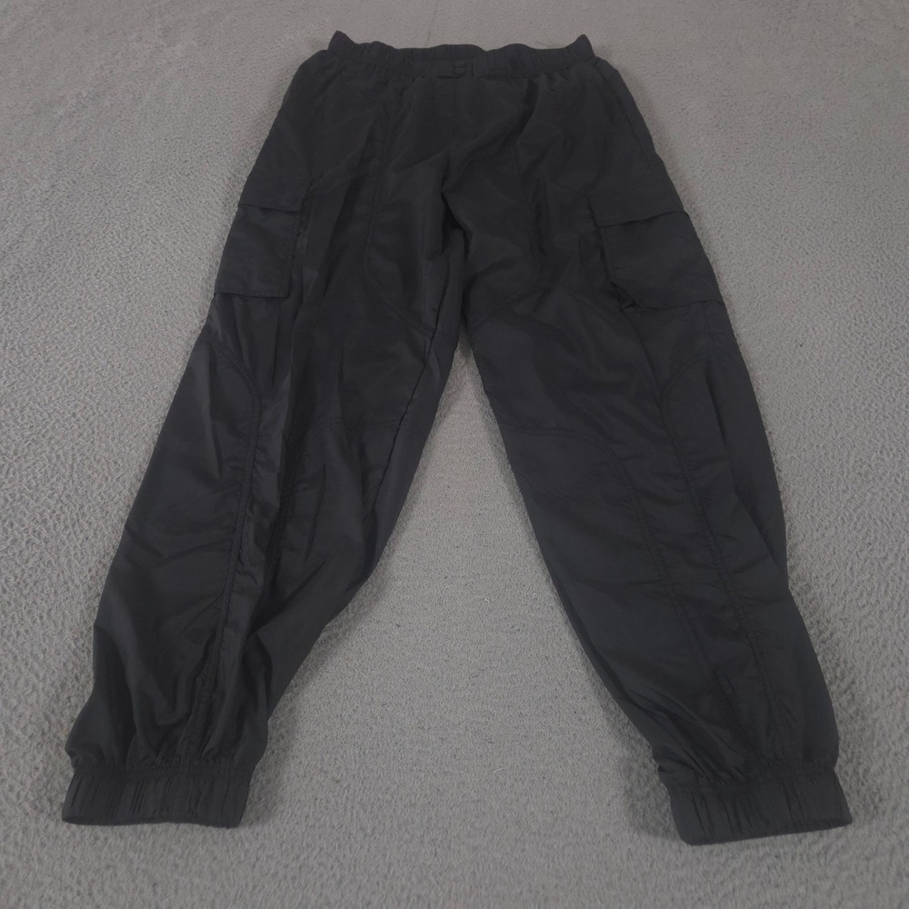 Fabletics Pants Women L Black Lightweight Cargo Jogger Double Button Fly Utility